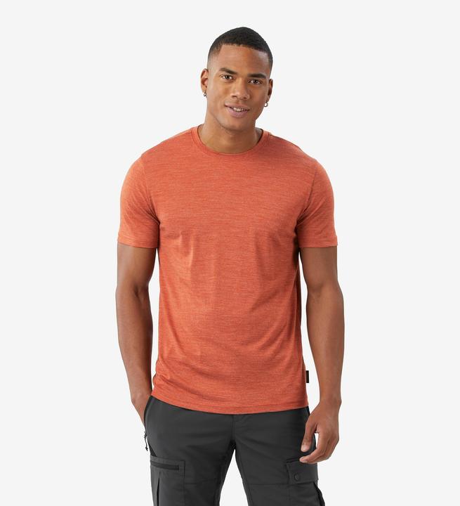 Actual product image Forclaz Merinoshirt Herren kurzarm - Merino Fresh braun (XL)