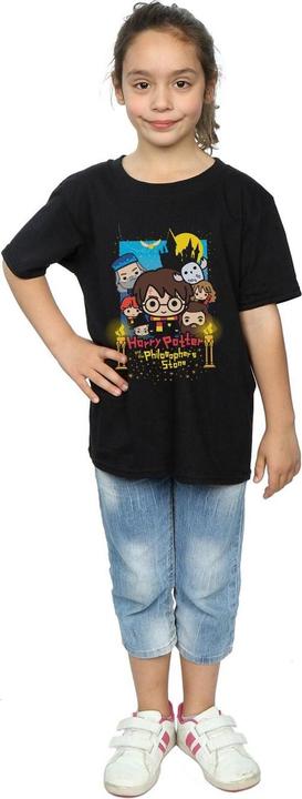 Actual product image Harry Potter Girls Chibi Cotton T-Shirt (152, 158)