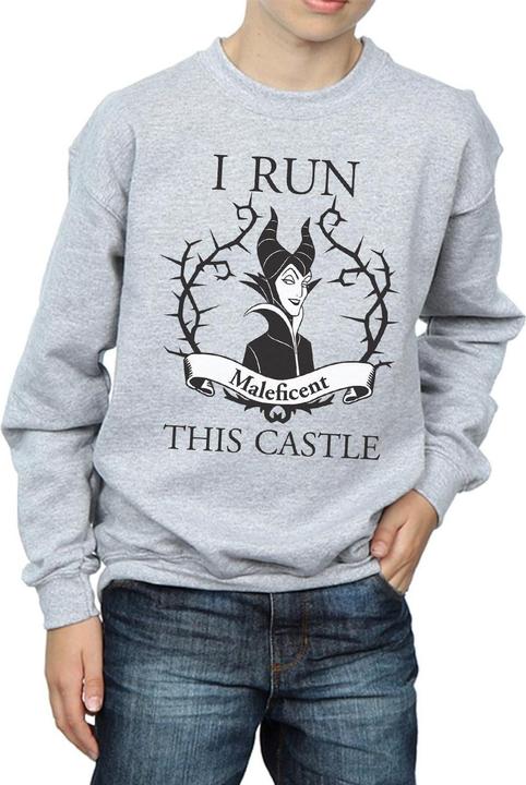 Image du produit Disney - Sweat MALEFICENT RUN THIS CASTLE - Garçon (116)