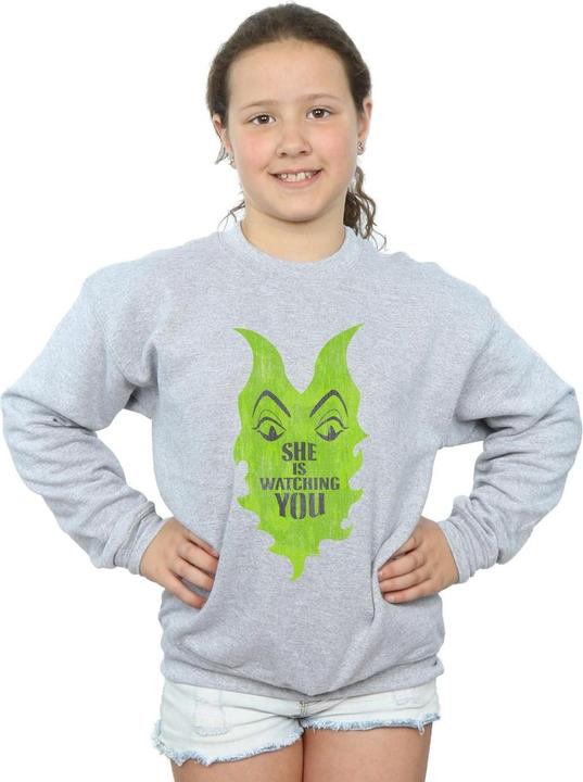 Image du produit Disney - Sweat THE DESCENDANTS MALEFICENT SHE IS WATCHING - Fille (116)