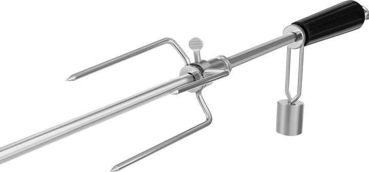 Produktbild Royal Catering Grillspiess mit Motor 10 kg Edelstahl Drehspiess Rotisserie universal Grillspiess