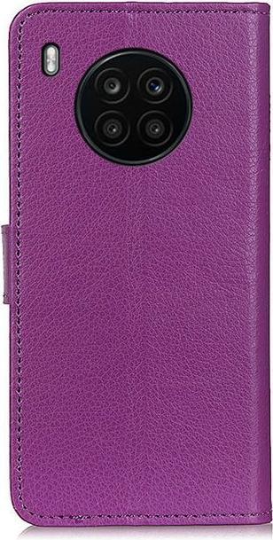 Actual product image MU Classic Litchi Leather Bookcover Series (Honor 50 Lite, Huawei Nova 8i)