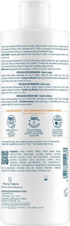 Produktbild Avène After Sun Repairing Lotion (400 ml, After Sun Lotion)