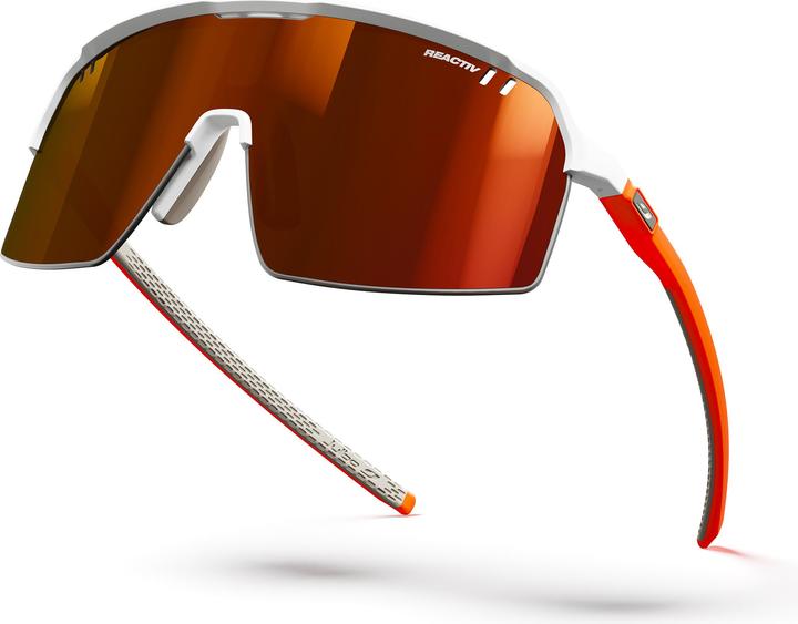 Produktbild Julbo Intensity Weiss Neonorange REACTIV 03 High Contrast (Weiss, neonorange matt, Rot)