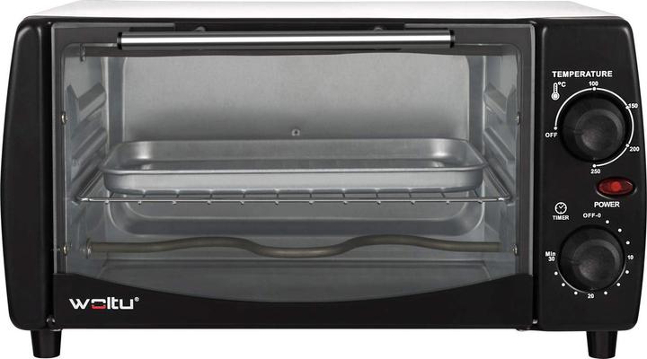 Produktbild Woltu Mini Backofen 12 Liter, Weiss+schwarz