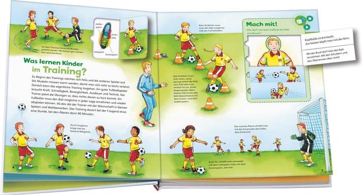 Actual product image Bookii WAS IST WAS Junior Auf geht's zum Fussball! (German, Martin Lickleder, Claudia Kaiser, Andrea Beständig, 2018)