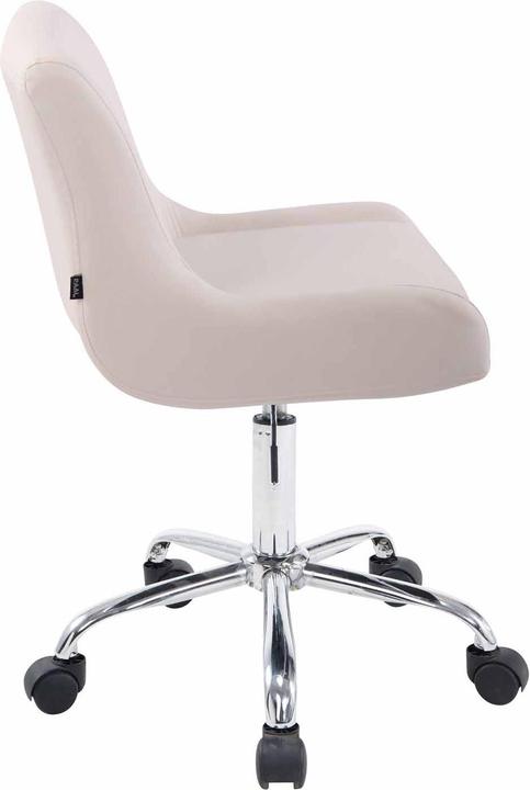 Image du produit CLP Tabouret de travail Club similicuir, blanc