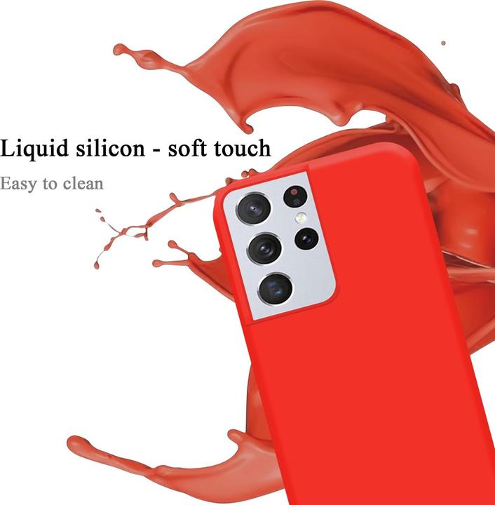 Actual product image Cadorabo TPU Liquid Silicone Case Cover (Samsung Galaxy S22 Ultra)