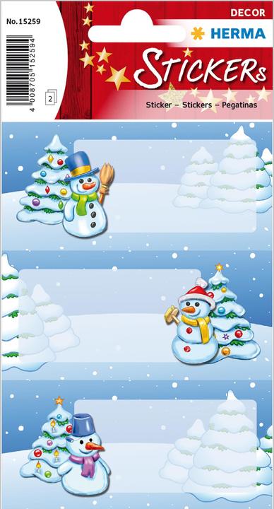 Actual product image Herma Birthday stickers