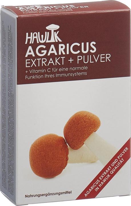 Actual product image Hawlik Agaricus extract + powder capsule (60 Piece, Capsules, 57 g)