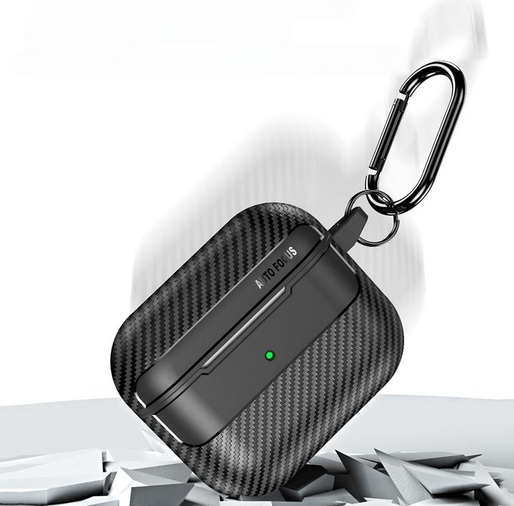 Immagine prodotto Cover-Discount Airpods Pro 2 - Custodia in silicone carbon look blu (Borsa per cuffie)