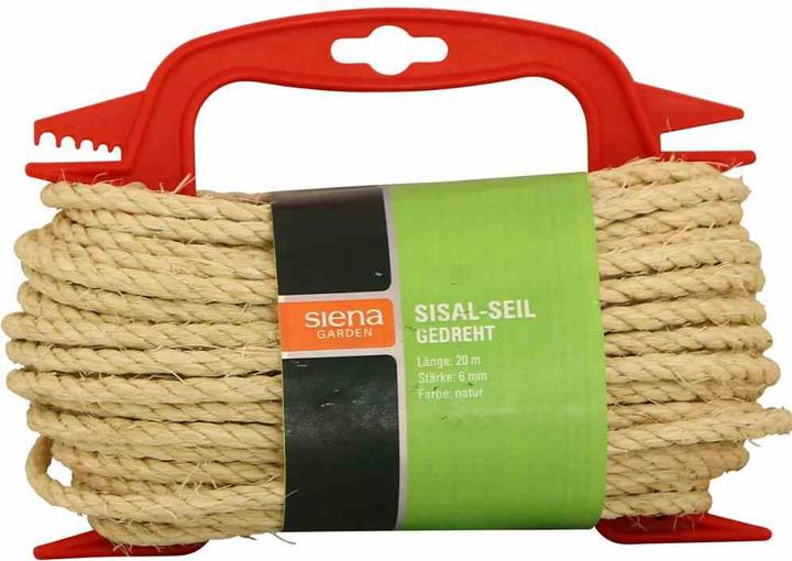 Actual product image Siena Garden Siena sisal rope 6mm 20m natural (20 m)