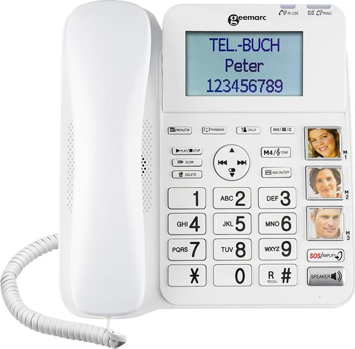 Image du produit Geemarc Téléphone filaire pour seniors CL595