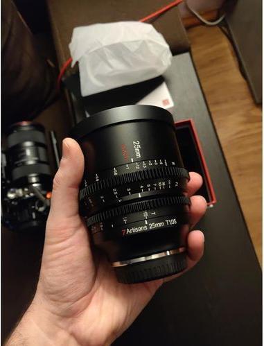 Immagine prodotto 7artisans 25 mm T1.05 Sony E (Sony E, APS-C / DX)