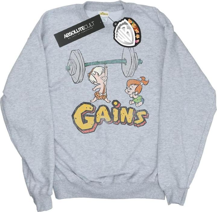 Produktbild The Flintstones Bam Bam Gains Distressed Sweatshirt Jungen (152, 158)