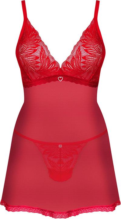 Immagine prodotto Obsessive Babydoll e perizoma Chilisa rosso (S)