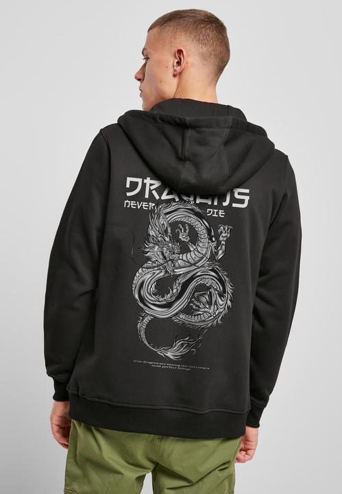 Immagine prodotto Mister Tee Felpa con cappuccio Dragons Never Die Heavy Zip - 132739 (5XL)