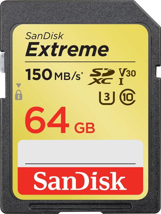 Immagine prodotto SanDisk SDXC estremo (64 GB, SDXC, U3, UHS-I)