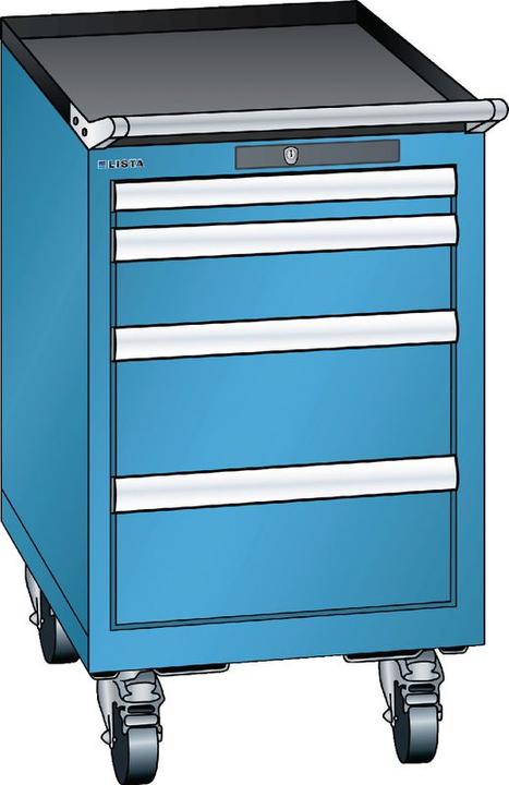 Lista Schubladenschrank fahrbar 18x27 E (112 x)