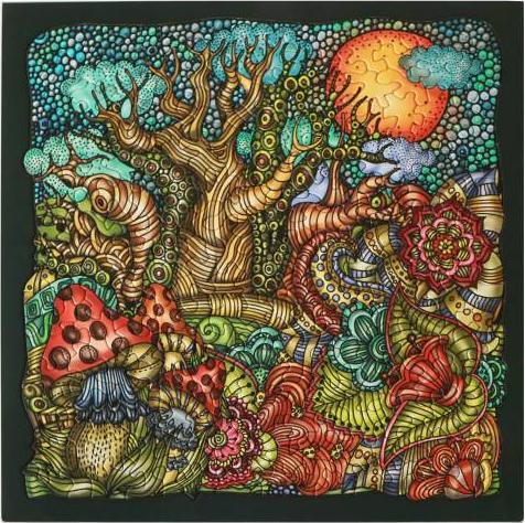 Actual product image Curiosi Puzzle Palapeli "Wonder Forest" - 210p (210 pieces)