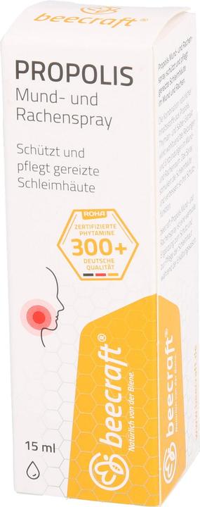 Produktbild Sanhelios beecraft Propolis Mund- und Rachenspray, 15 ml Lösung (15 ml)