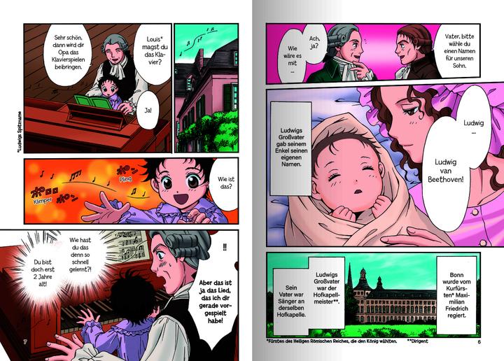 Actual product image MANGA-Biografien - Beethoven (German, Ullmann Media Publishing House, 2025)