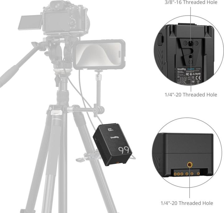 Produktbild SmallRig VB99 SE mini V Mount Battery 4608 (Akku)