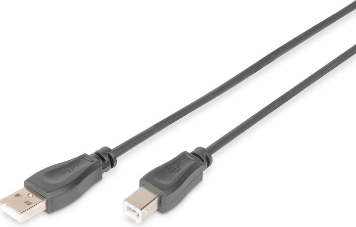 Digitus Cavo di collegamento USB2.0, 1.8m (1.80 m, USB 2.0, 2.50 W)