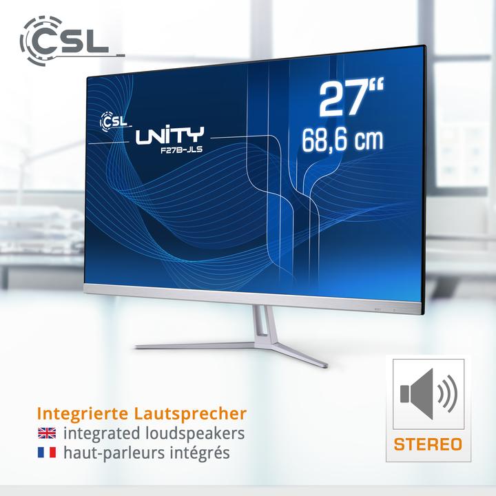 Actual product image CSL All-in-One-PC Unity F27W-JLS / 256 GB / 16 GB RAM / Win 11 Home (Intel Celeron N5100, 16 GB, 256 GB, Intel UHD Graphics)