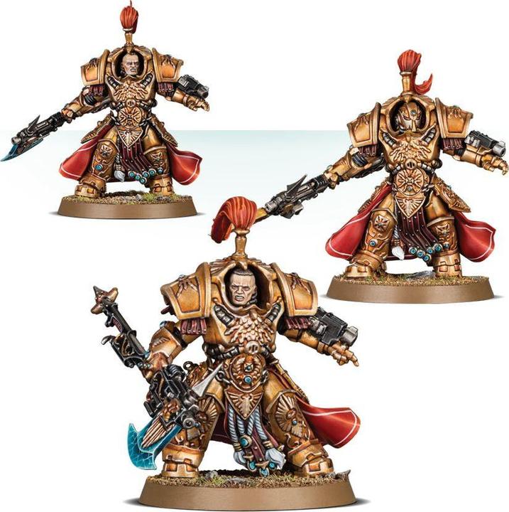 Actual product image Games Workshop Allarus Custodians - Vexilus Praetor / Shield-Captain in Allarus Terminator Armour