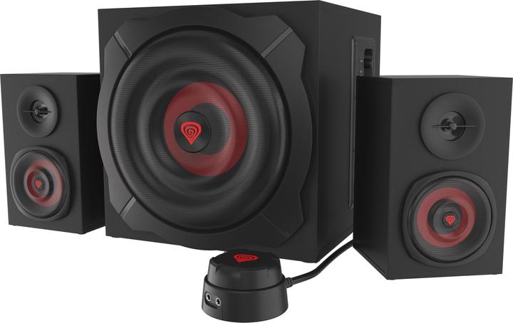 Actual product image Genesis Helium 610BT Computer Speakers, Wired, Bluetooth, Black