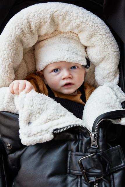 Immagine prodotto Elodie Footmuff Aviator Nero in pelle vegana