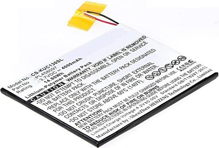 Produktbild CoreParts Battery for KURIO Tablet (4000 mAh)