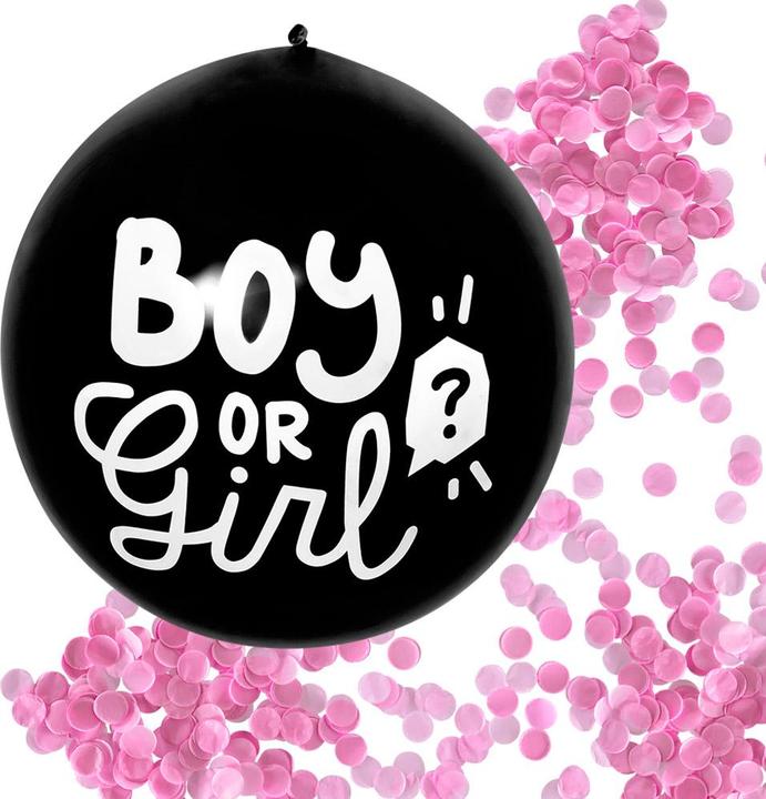 Boland Babyshower - Girl mit Konfetti (1 x)
