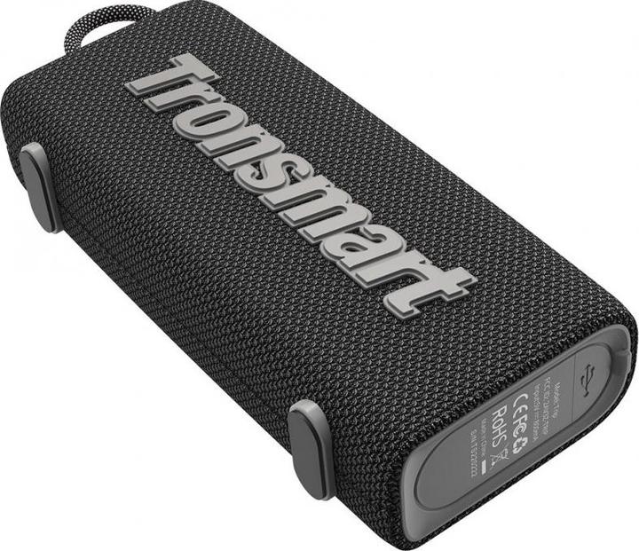 Immagine prodotto Tronsmart Trip Altoparlante Bluetooth 5.3 senza fili, impermeabile IPX7 10W nero (20 h, Batteria ricaricabile)