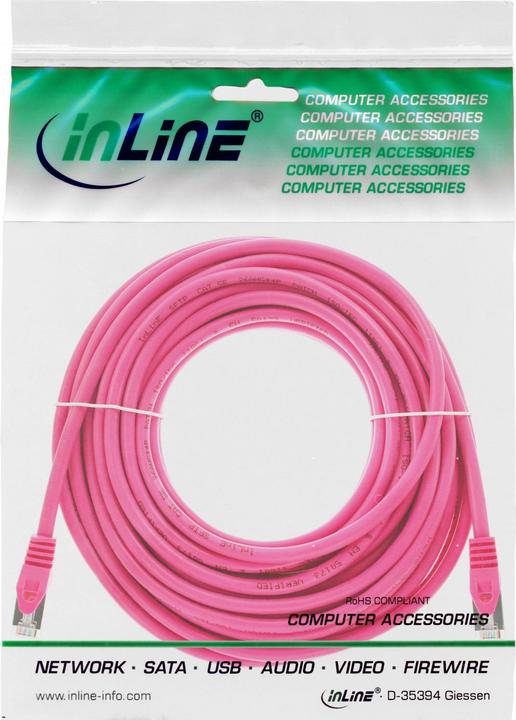 Produktbild InLine Patchkabel (SF/UTP, CAT5e, 20 m)