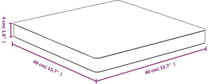 Immagine prodotto VidaXL Douglas (40 x 40 x 4 cm)