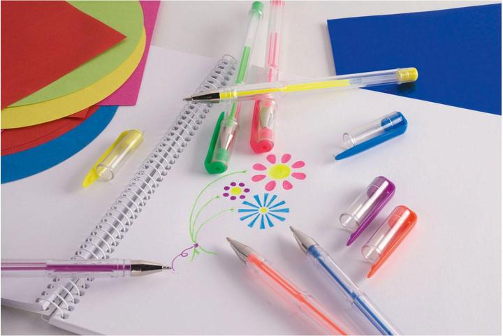 Actual product image Edco Gel pens (Multicoloured, 12 x)