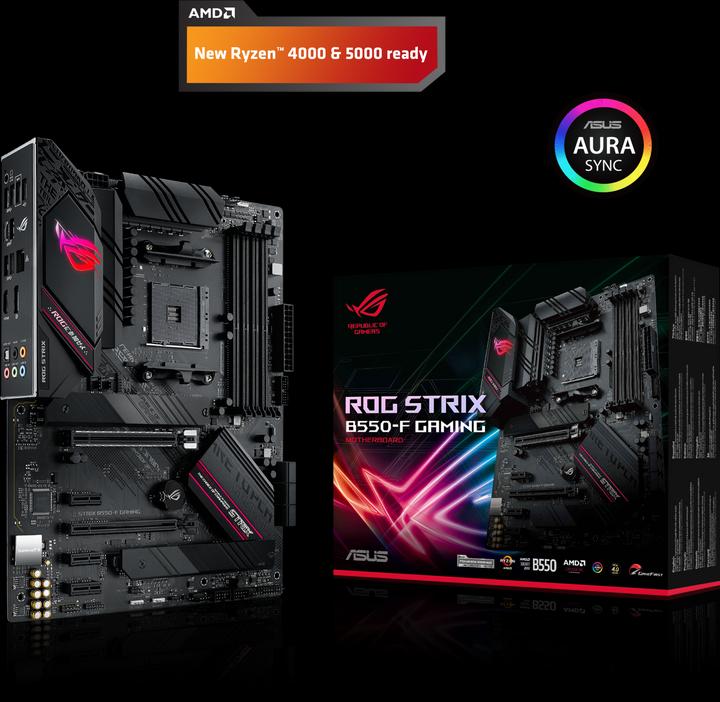 Produktbild ASUS ROG STRIX B550-F GAMING (AM4, AMD B550, ATX)