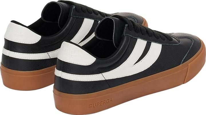 Actual product image Superga Unisex Adult 4834 Club S Swallow Contrast Detail Vegan Leather Trainers (35)