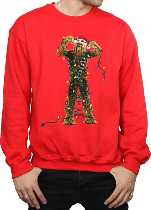 Produktbild Star Wars Chewbacca Christmas Lights Sweatshirt (L)