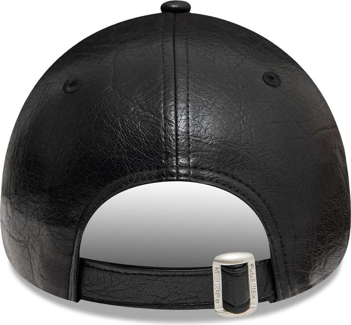 Actual product image New Era 9Forty Damen Cap - KUNSTLEDER NY Yankees schwarz