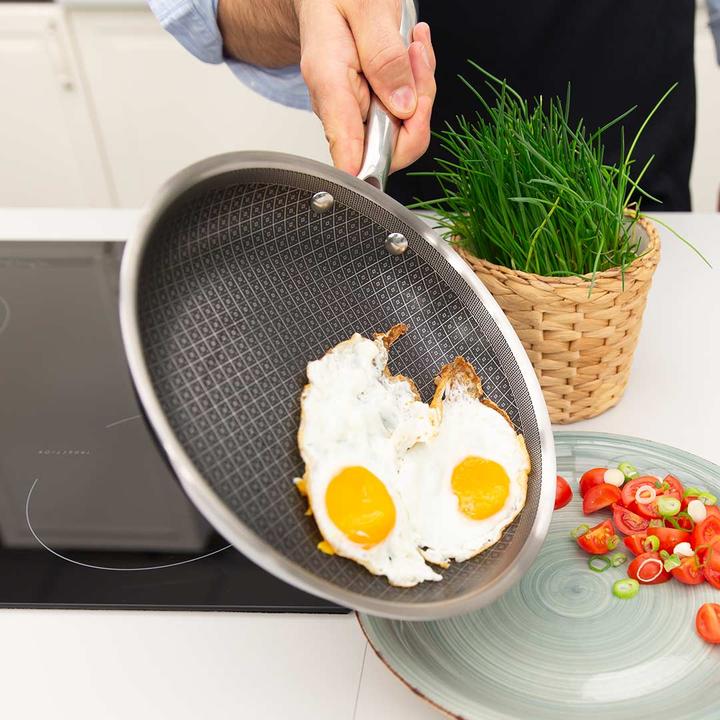 Produktbild Livington Titan Pan Frühstückspfanne (20 cm) (20 cm, Bratpfanne, Kochtopf, Stielkasserolle, Edelstahl)