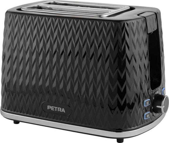Produktbild Petra Chevron 2 Slice Toaster Black (EU-Stecker)