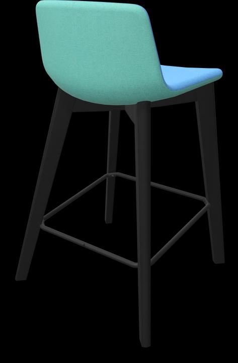 Light blue, Mint, Black, Ash stained black