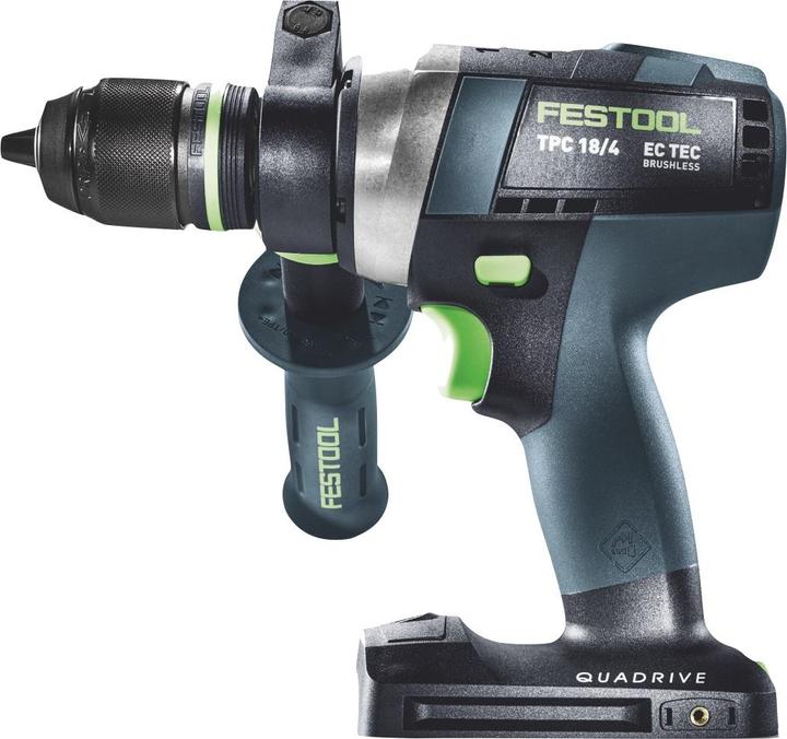 Productafbeelding Festool Accu klopboormachine QUADRIVE TPC 18/4 I-Basic (Oplaadbare batterij)