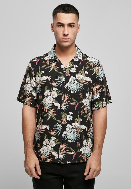 Actual product image Urban Classics Viscose AOP Resort Shirt (M)