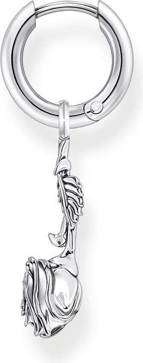 Immagine prodotto Thomas Sabo Einzel Creole mit Anhänger Midnight Rose Silber (Argento 925)