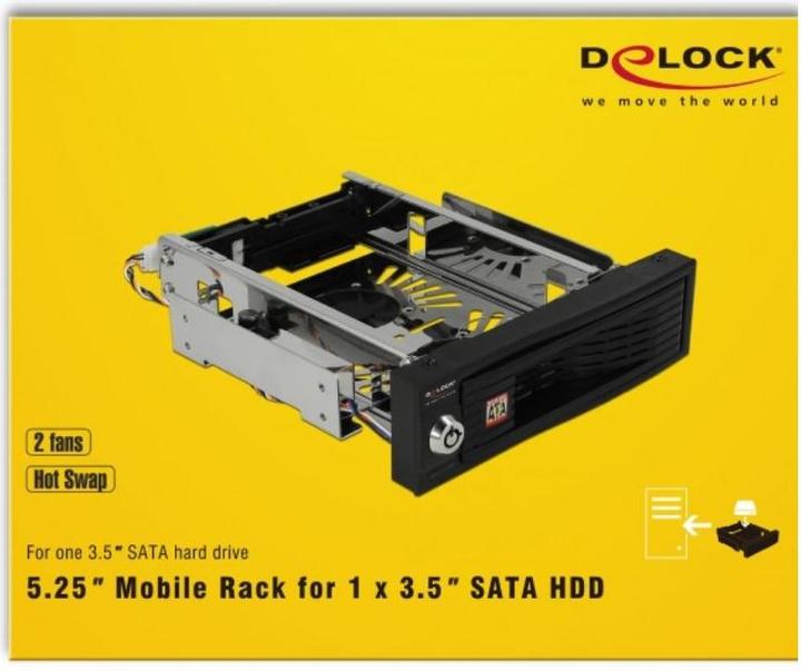 Produktbild Delock 5.02" Wechselrahmen für 3.5" HD