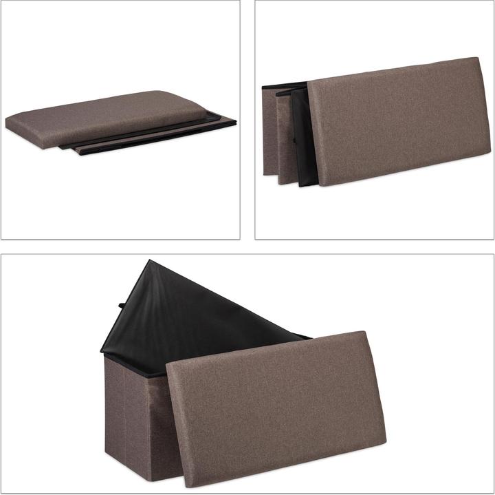 Actual product image Relaxdays Storage Bench (76.50 cm)